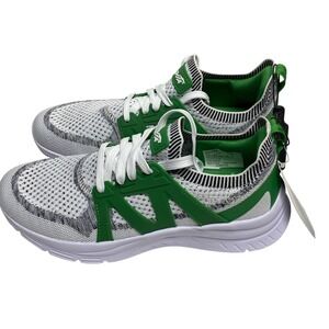 Avia‎ Men's Athletic Shoes Knit Lace Up Sneakers Green White Size 11 NWT